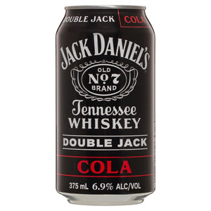 Jack Daniel's Tennessee Whiskey Double Jack & Cola Can 375mL - Harry's Liquor