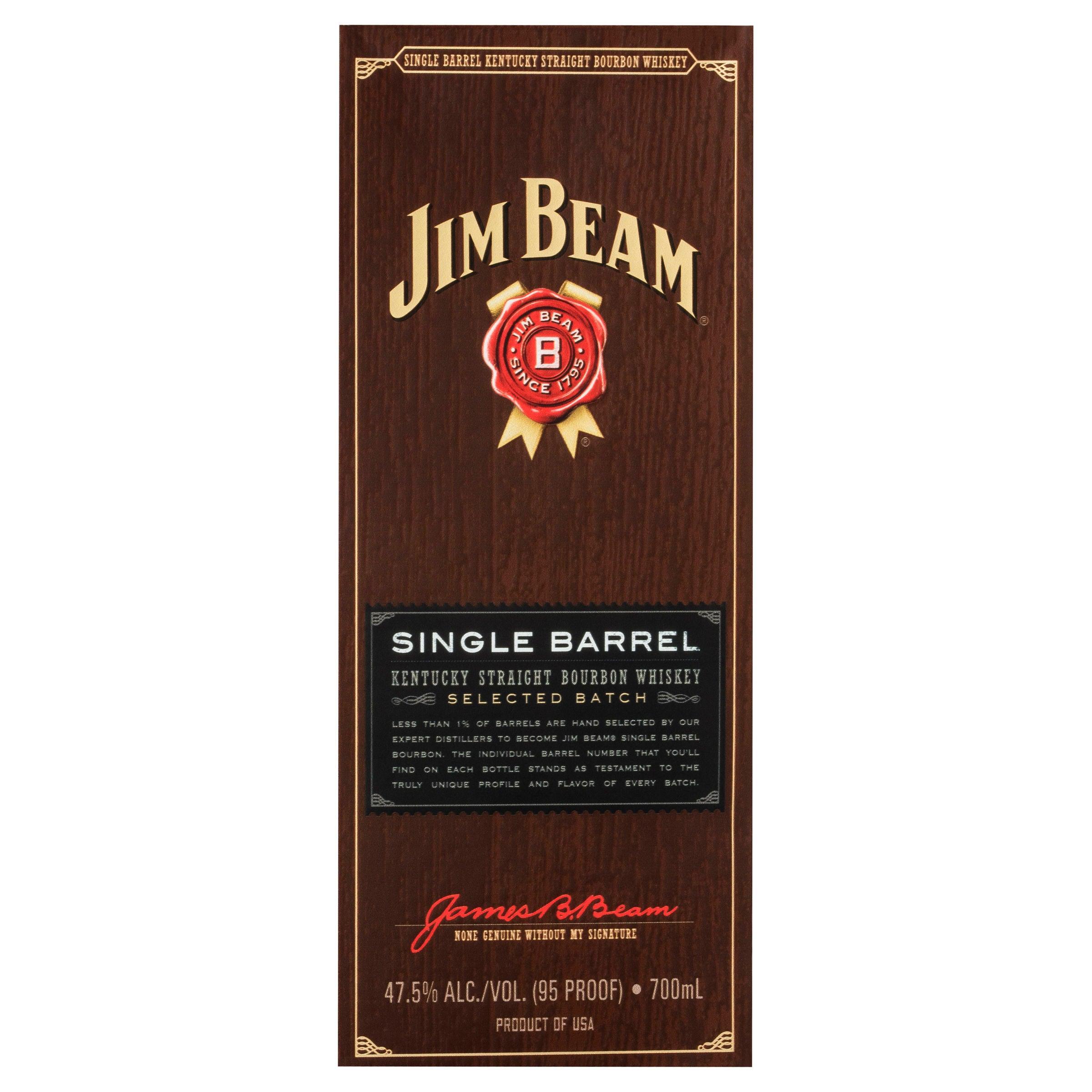 Jim Beam Single Barrel Bourbon 700mL - Harry's Liquor
