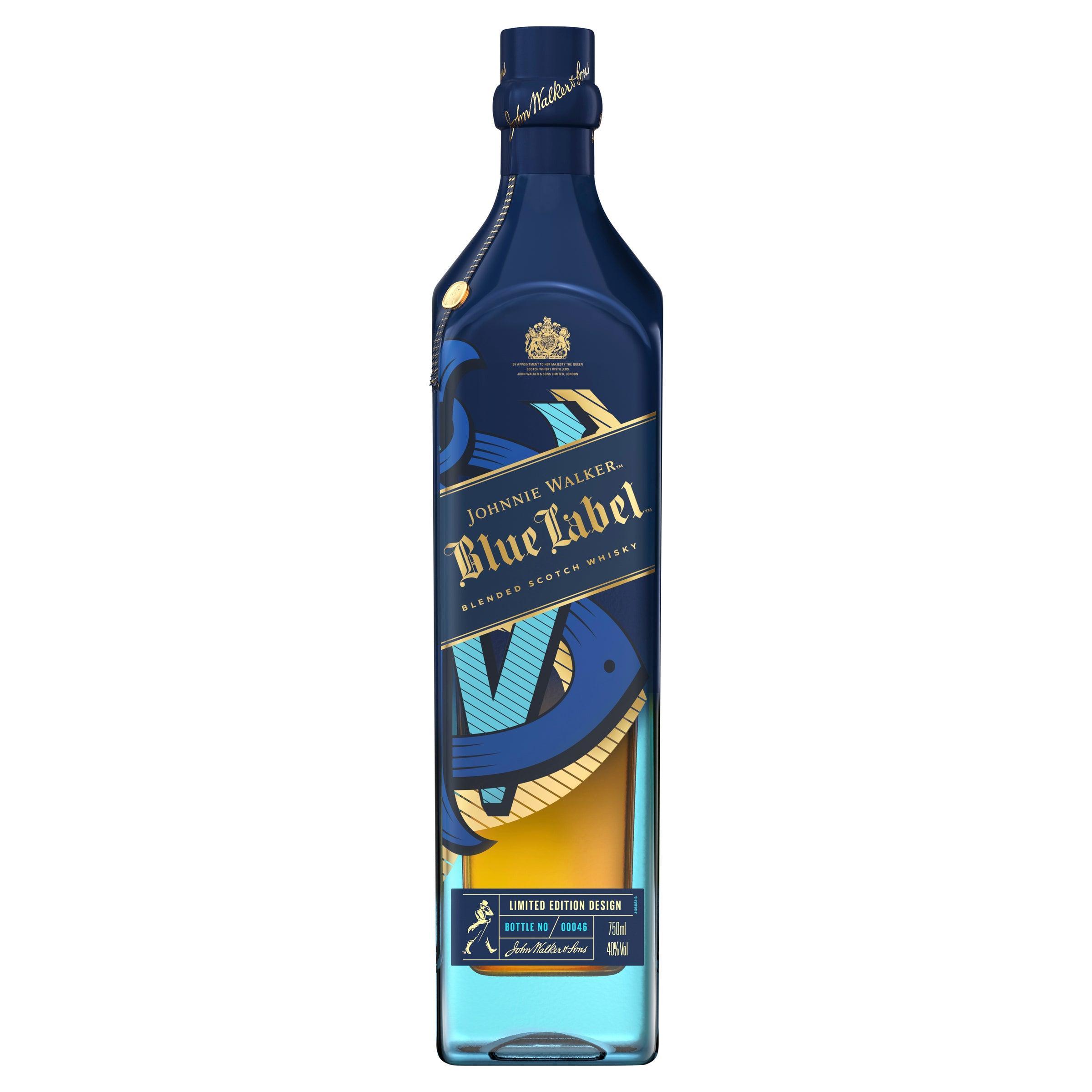 Johnnie Walker Blue Label Festive Icons Limited Edition Blended Scotch Whisky 750mL - Harry's Liquor