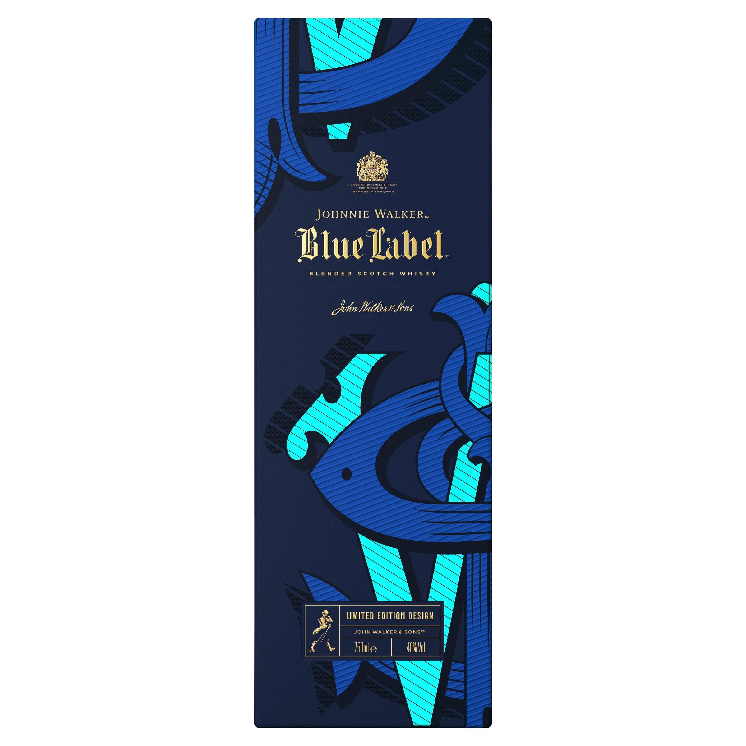 Johnnie Walker Blue Label Festive Icons Limited Edition Blended Scotch Whisky 750mL - Harry's Liquor