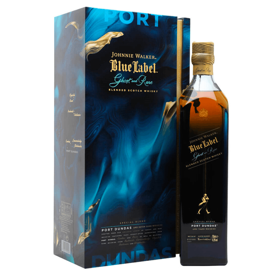 Johnnie Walker Blue Label Ghost & Rare Port Dundas Blended Scotch Whisky 750mL - Harry's Liquor