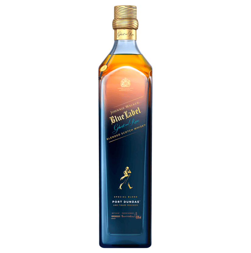 Johnnie Walker Blue Label Ghost & Rare Port Dundas Blended Scotch Whisky 750mL - Harry's Liquor