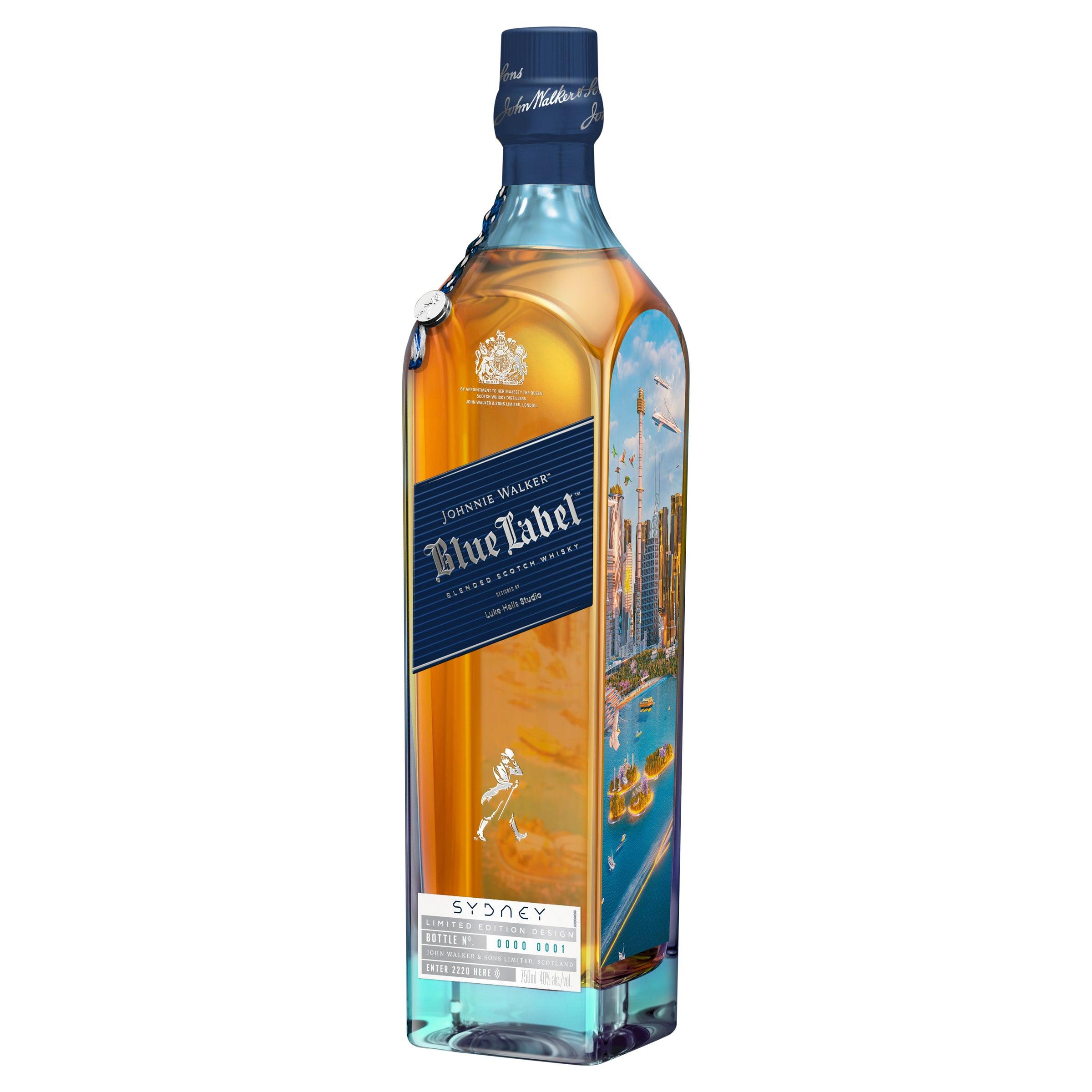 Johnnie Walker Blue Label Sydney Edition Cities Blended Scotch Whisky 750mL - Harry's Liquor