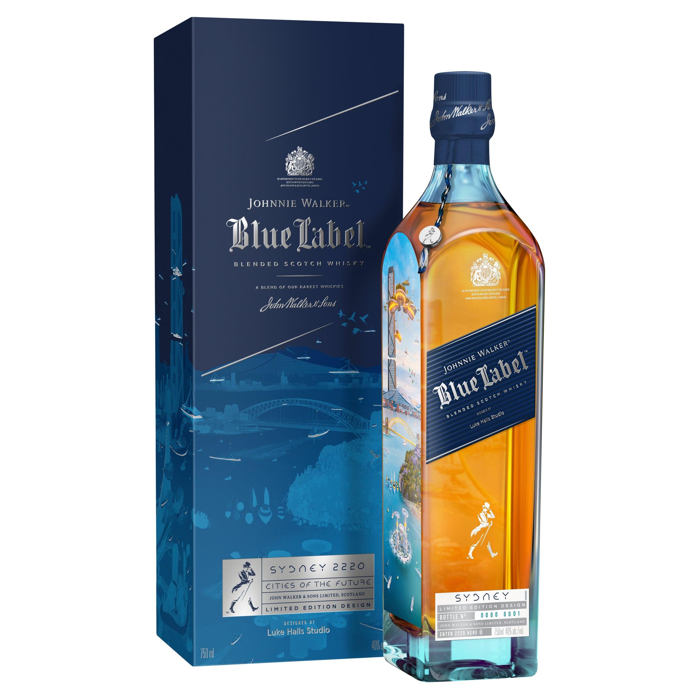 Johnnie Walker Blue Label Sydney Edition Cities Blended Scotch Whisky 750mL - Harry's Liquor