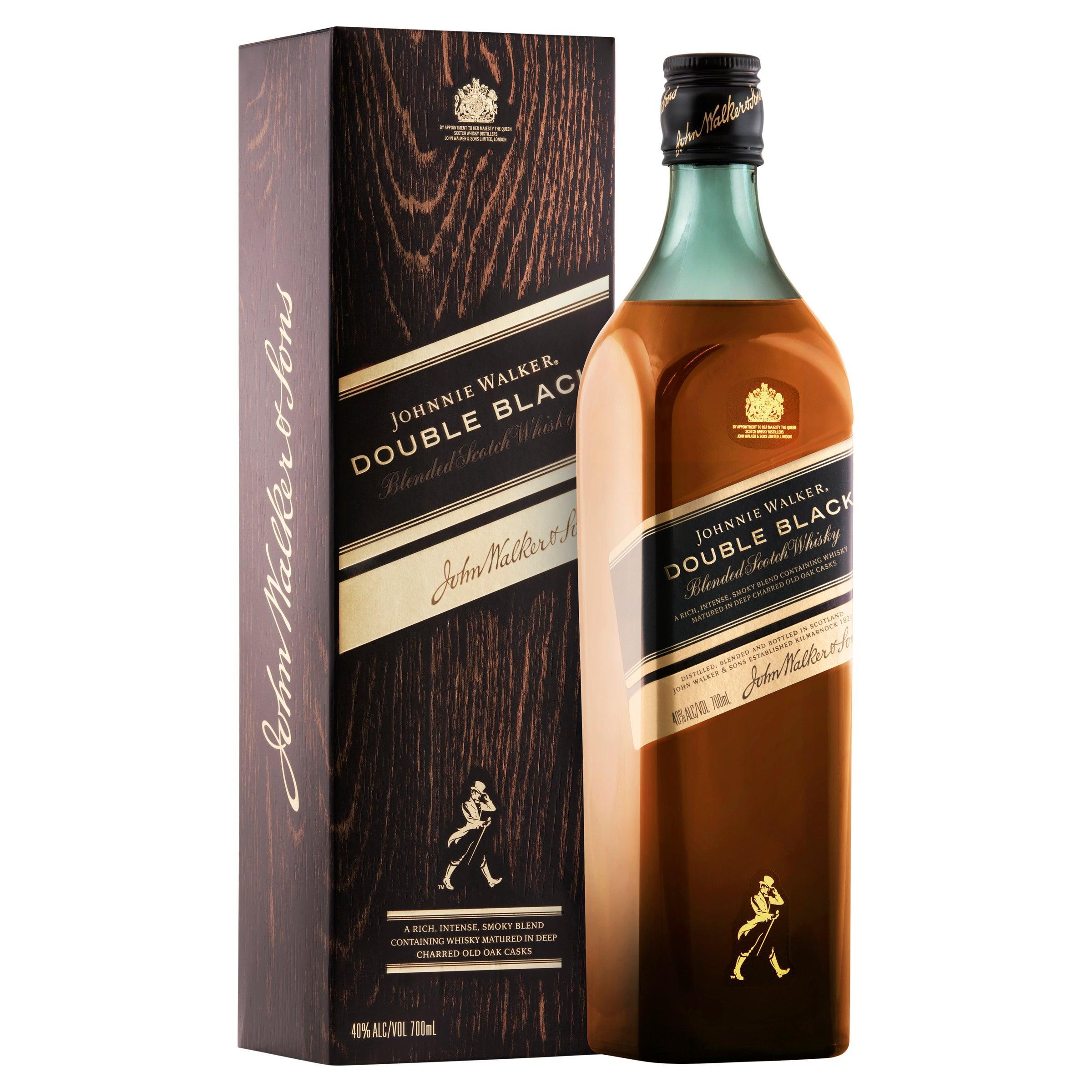 Johnnie Walker Double Black Label Blended Scotch Whisky 700mL - Harry's Liquor