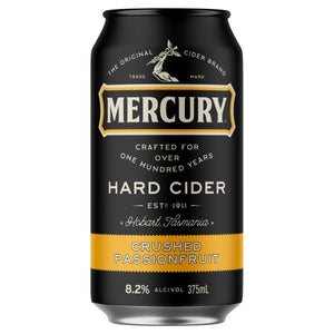 Mercury Hard Cider Crushed Passionfruit Can 375mL - Harry's Liquor