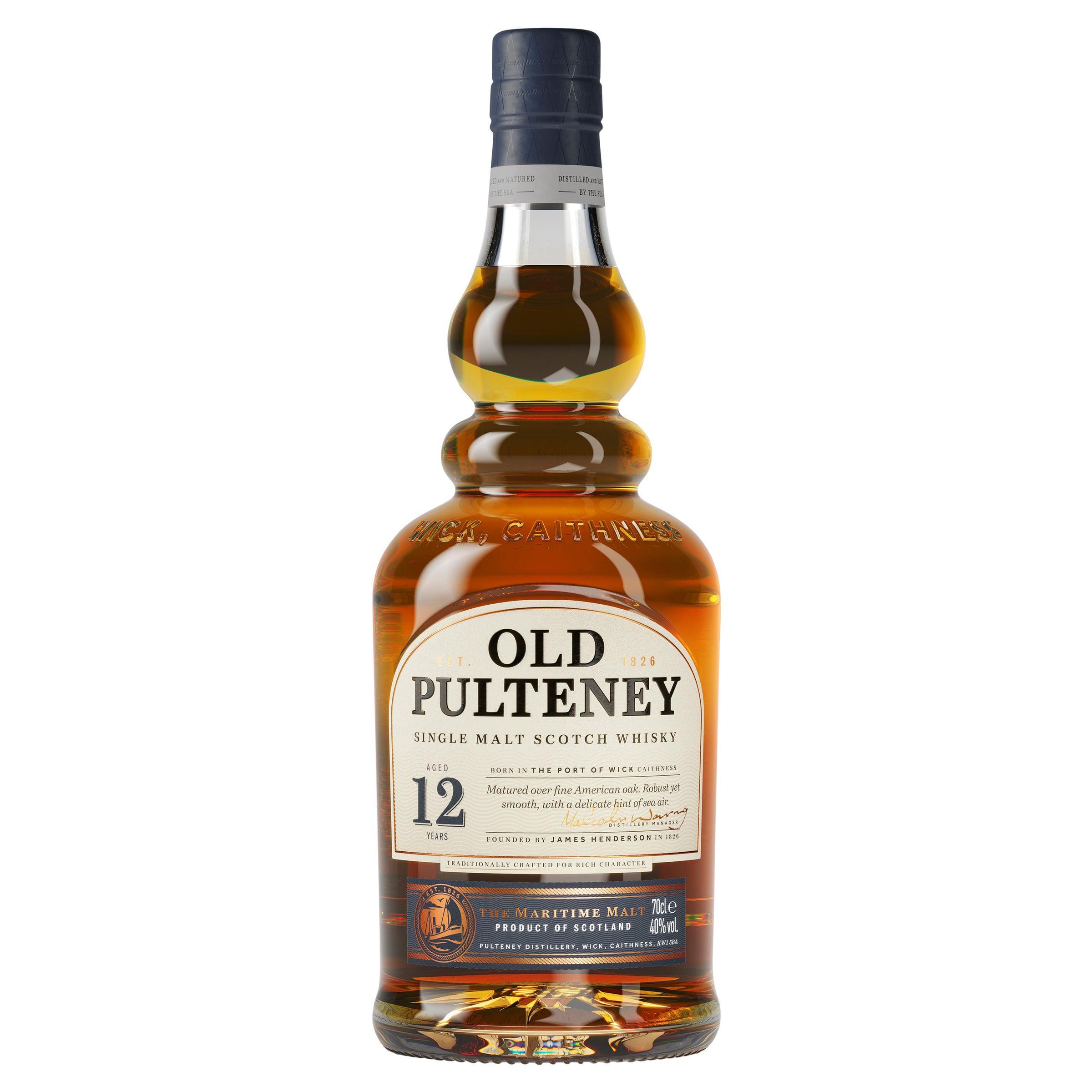 Old Pulteney 12 Year Old Single Malt Scotch Whisky 700mL - Harry's Liquor