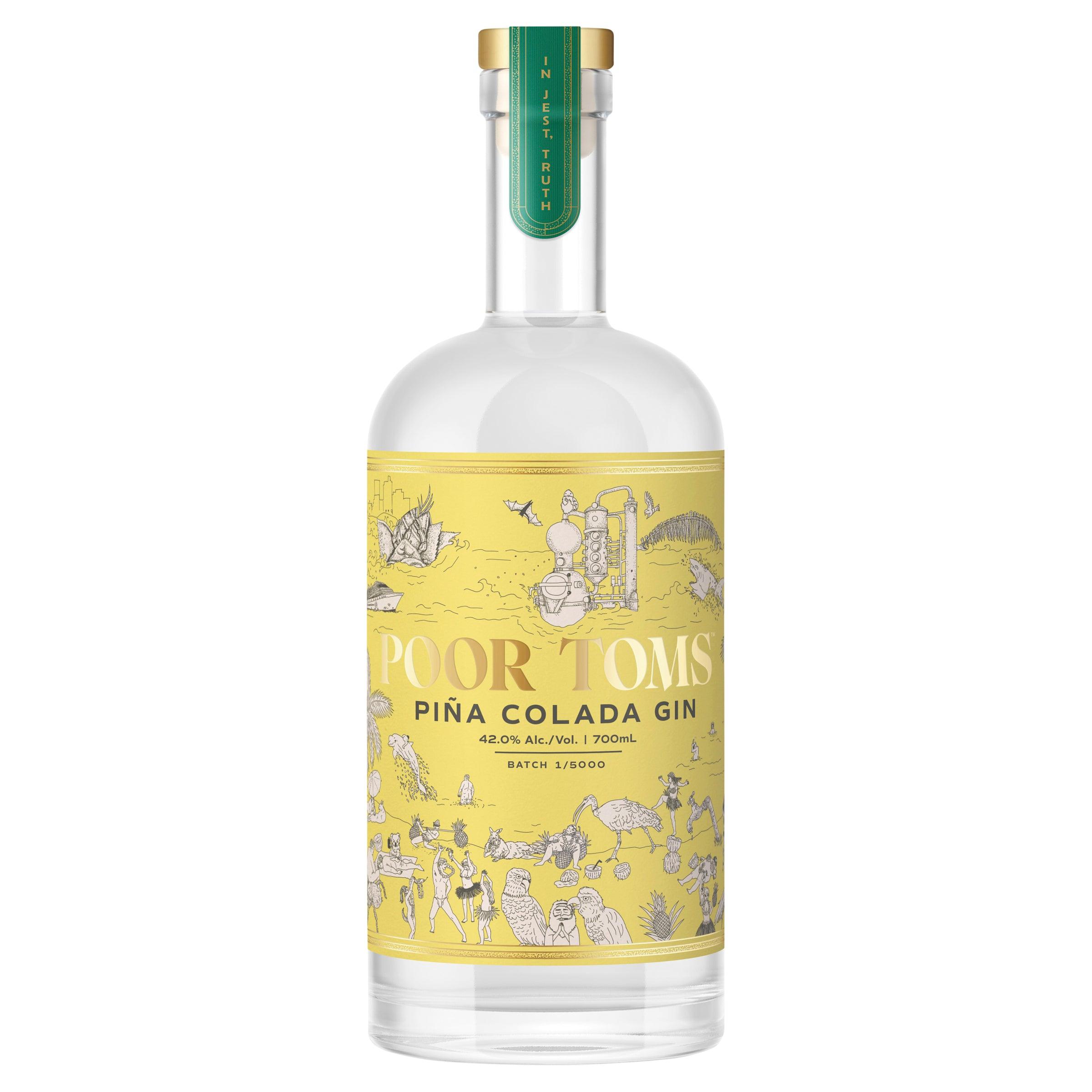 Poor Toms Pina Colada Gin 700mL - Harry's Liquor