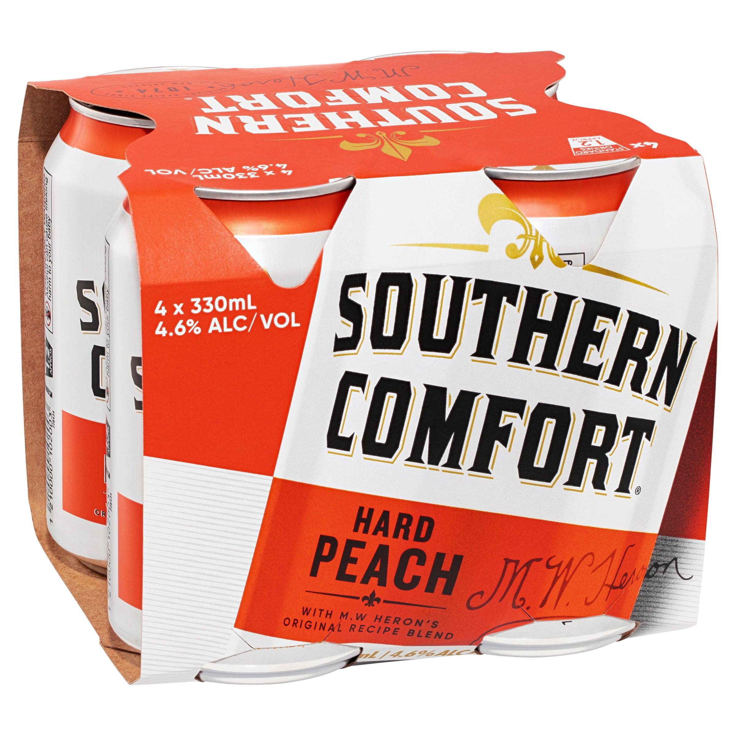 Southern Comfort Hard Peach Can 330mL - Harry's Liquor