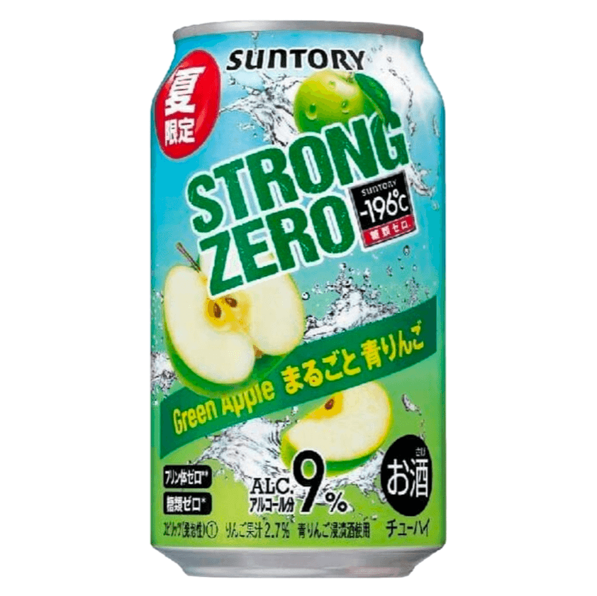 Suntory Strong Zero 9% Apple Can 350mL - Harry's Liquor
