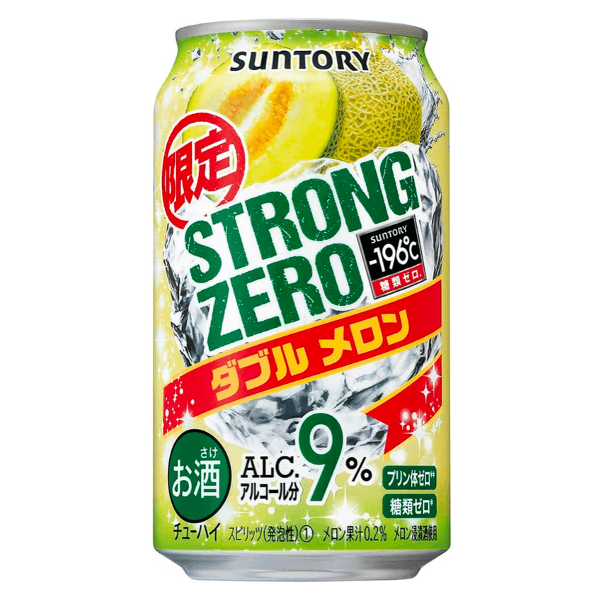 Suntory Strong Zero 9% Double Melon Can 350mL - Harry's Liquor