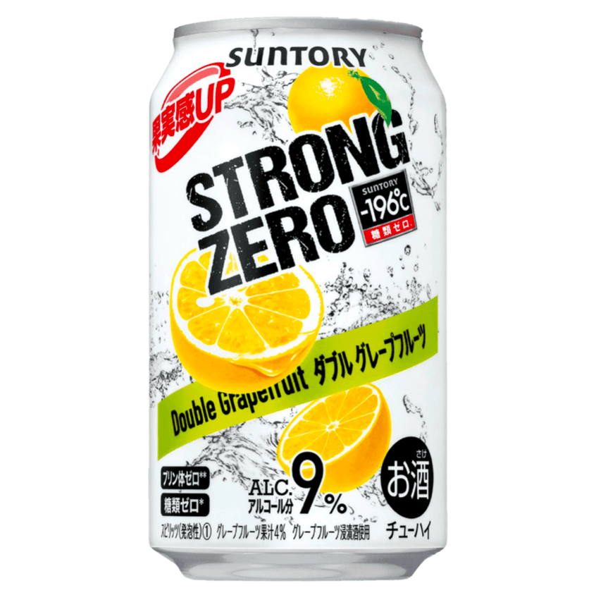 Suntory Strong Zero 9% Grapefruit Can 350mL - Harry's Liquor