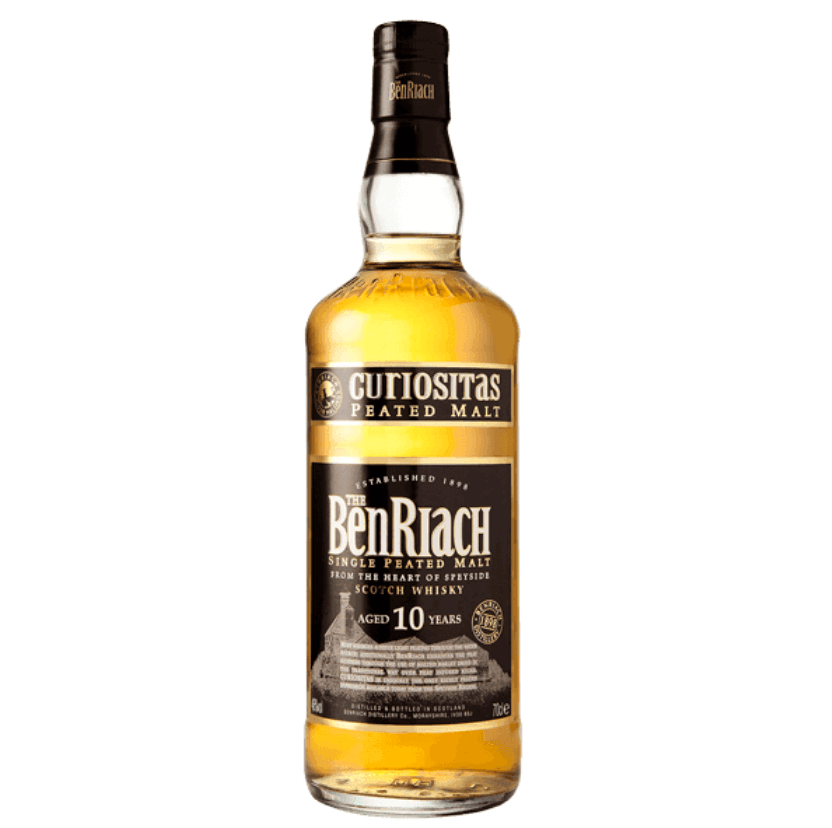 The BenRiach Curiositas Peated 10 Year Old Single Malt Scotch Whisky 700mL - Harry's Liquor