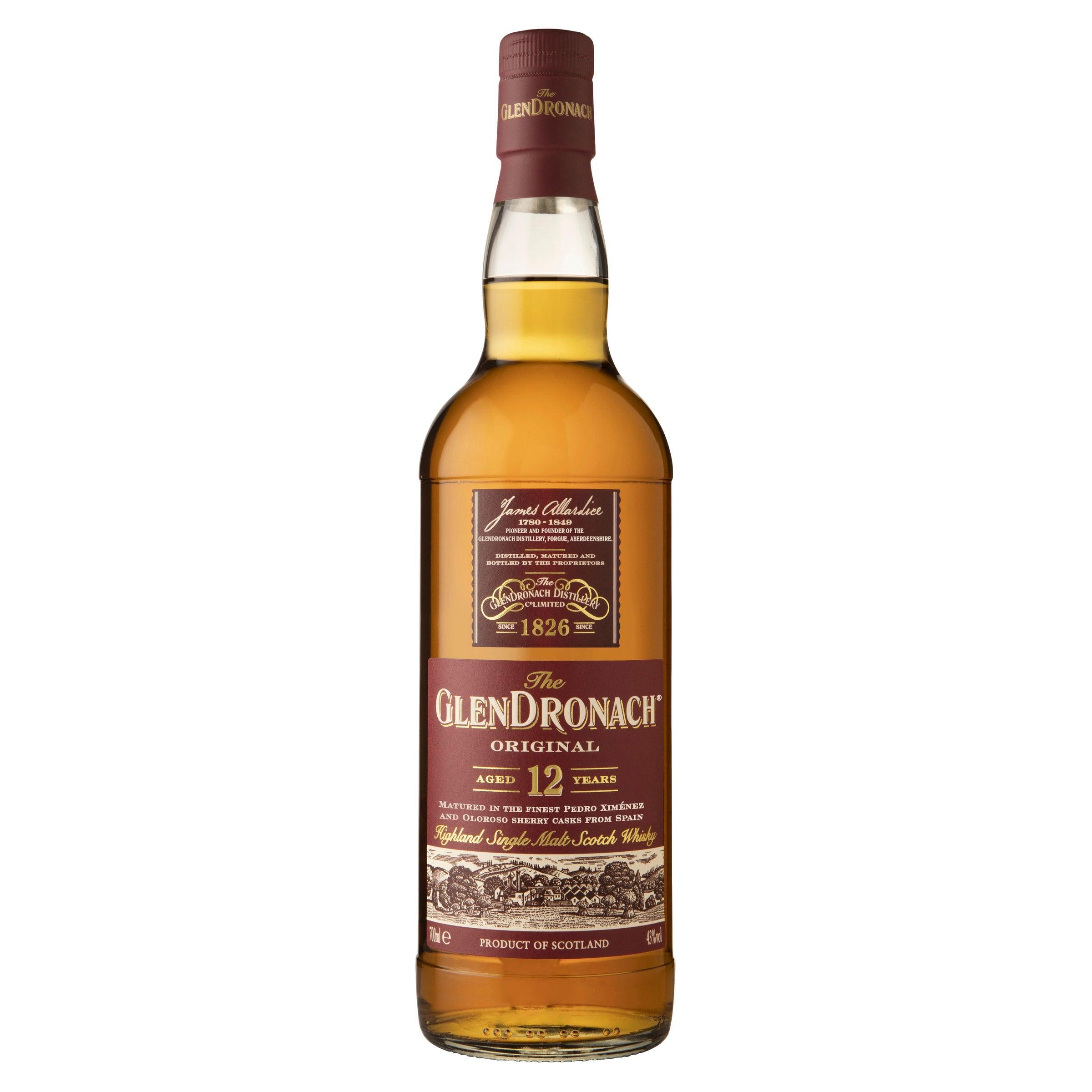 The Glendronach 12 Year Old Original Single Malt Scotch Whisky 700mL - Harry's Liquor
