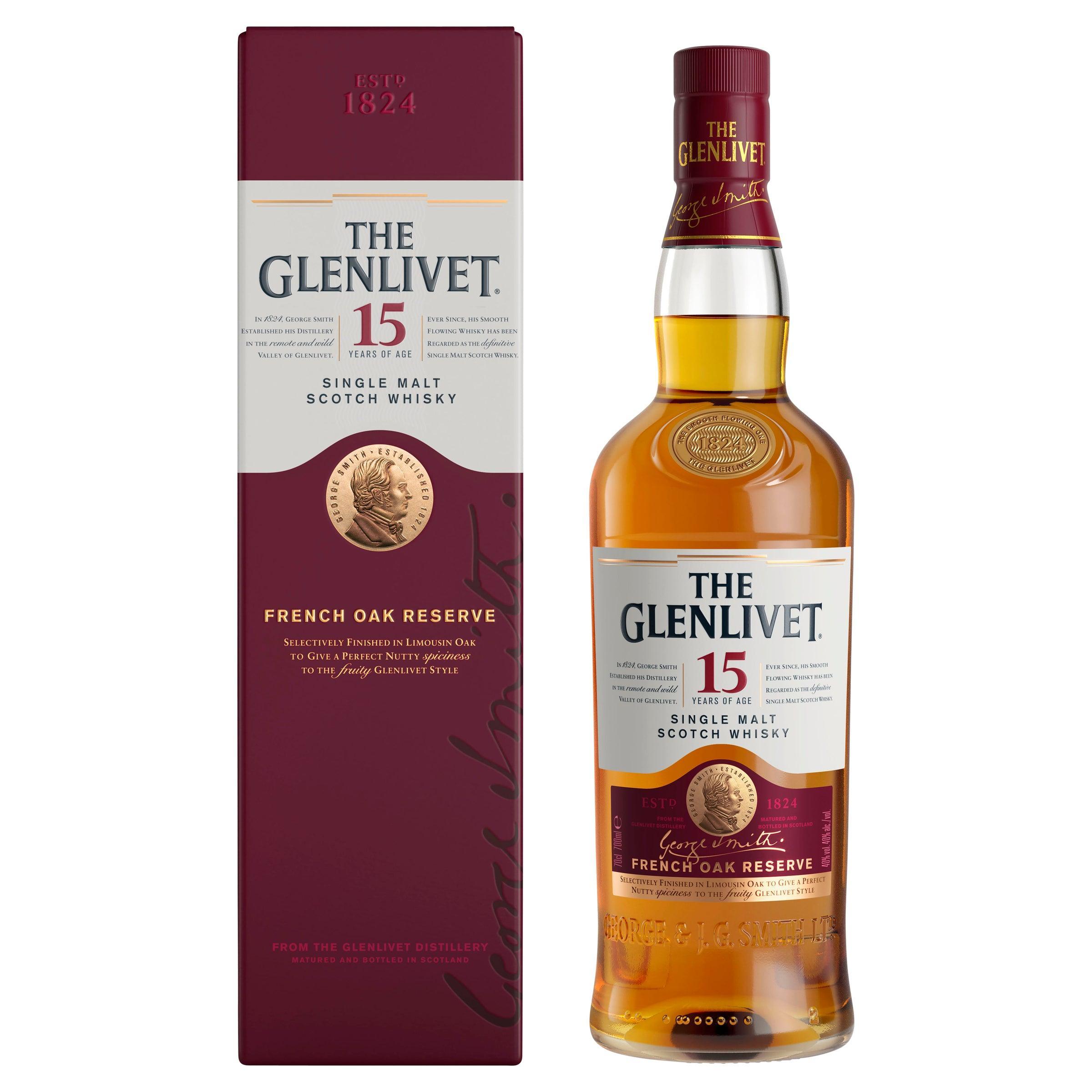 The Glenlivet 15 Year Old Single Malt Scotch Whisky 700mL - Harry's Liquor