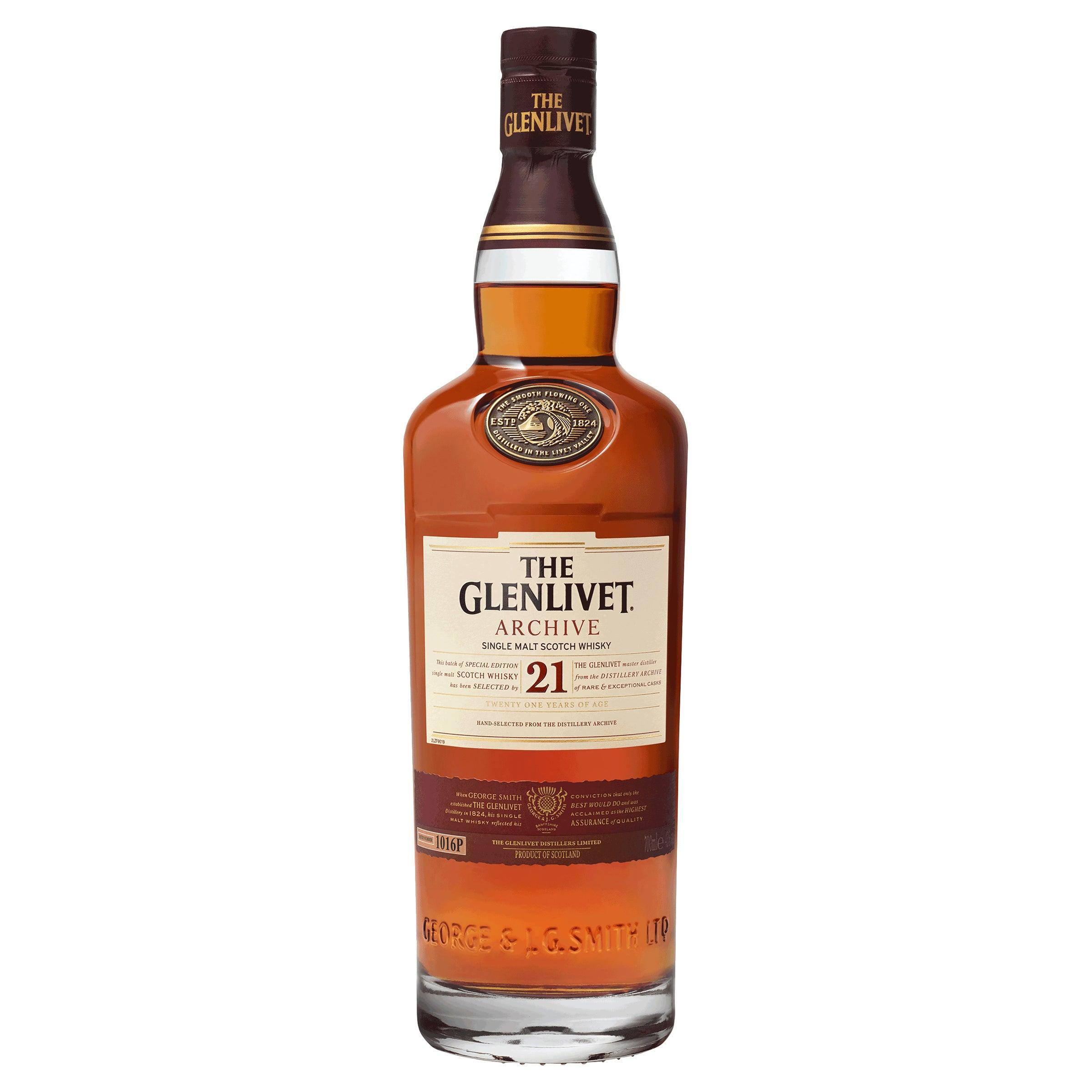 The Glenlivet Archive 21 Year Old Single Malt Scotch Whisky 700mL - Harry's Liquor