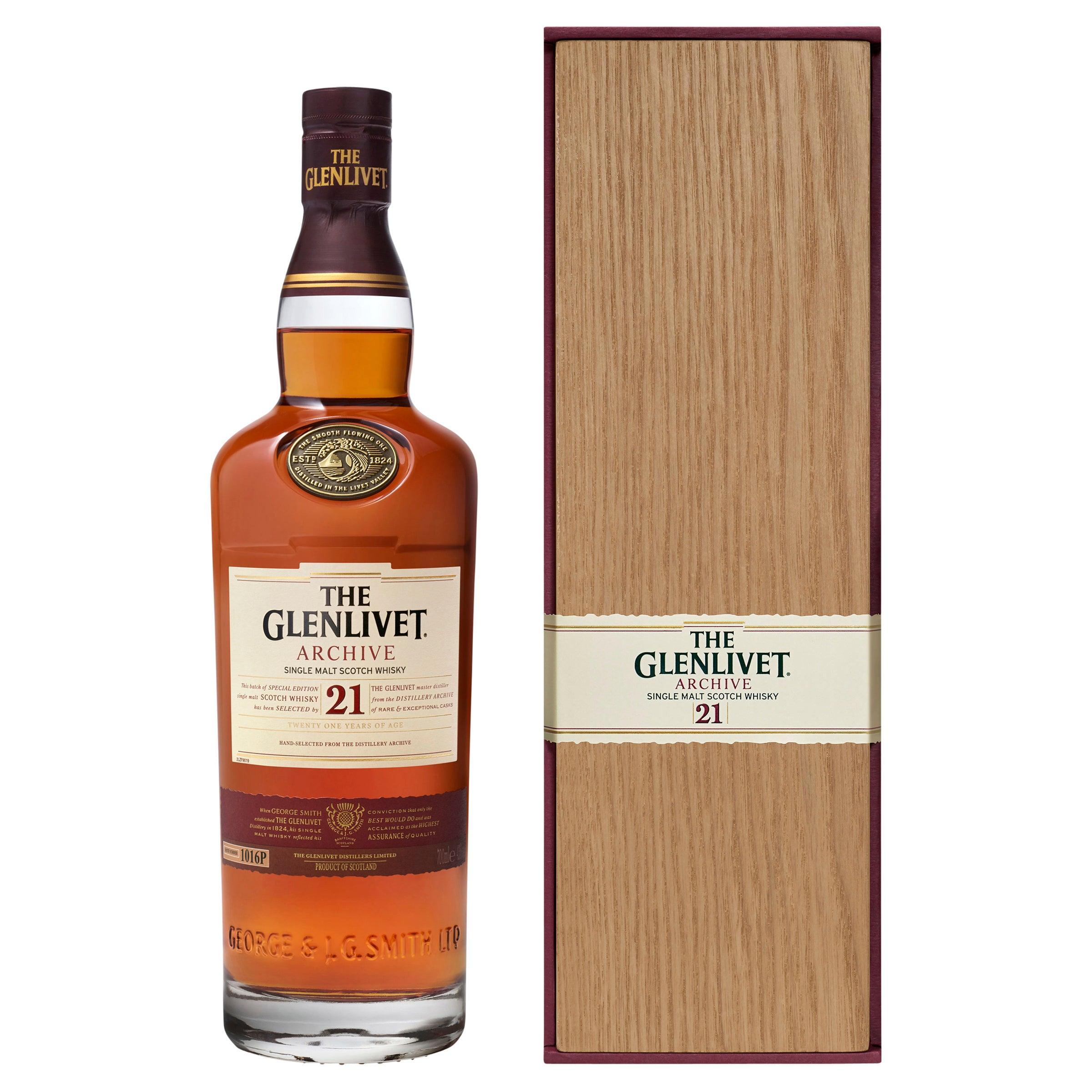 The Glenlivet Archive 21 Year Old Single Malt Scotch Whisky 700mL - Harry's Liquor