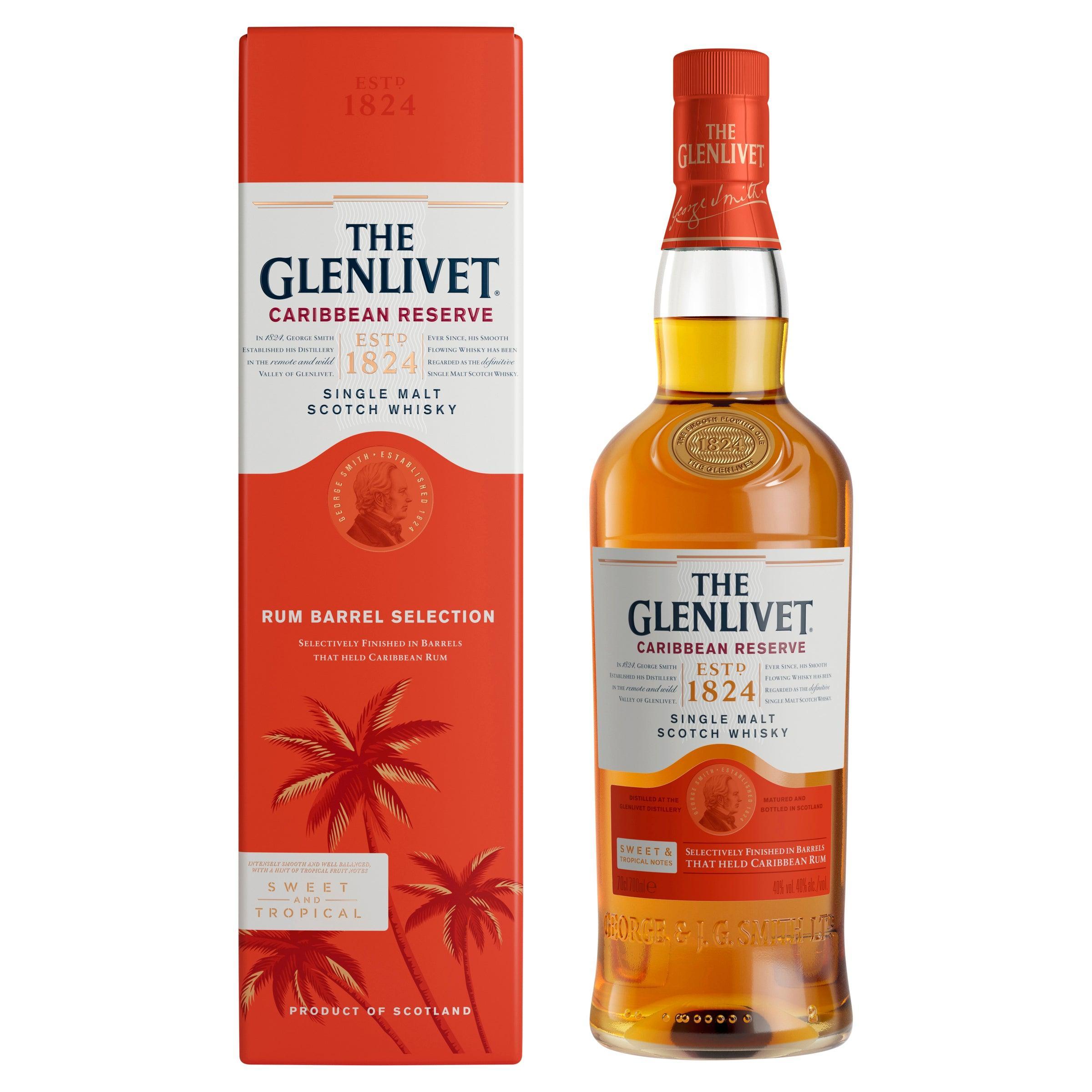 The Glenlivet Carribean Reserve Single Malt Scotch Whisky 700mL - Harry's Liquor