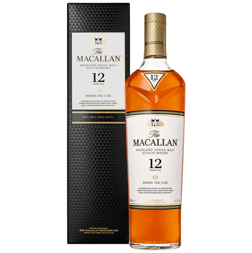 The Macallan 12 Year Old Sherry Cask Single Malt Scotch Whisky 700mL - Harry's Liquor