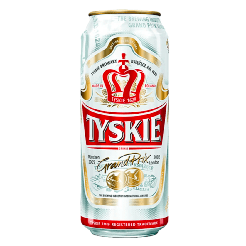 Tyskie Premium Polish Lager Can 500mL - Harry's Liquor