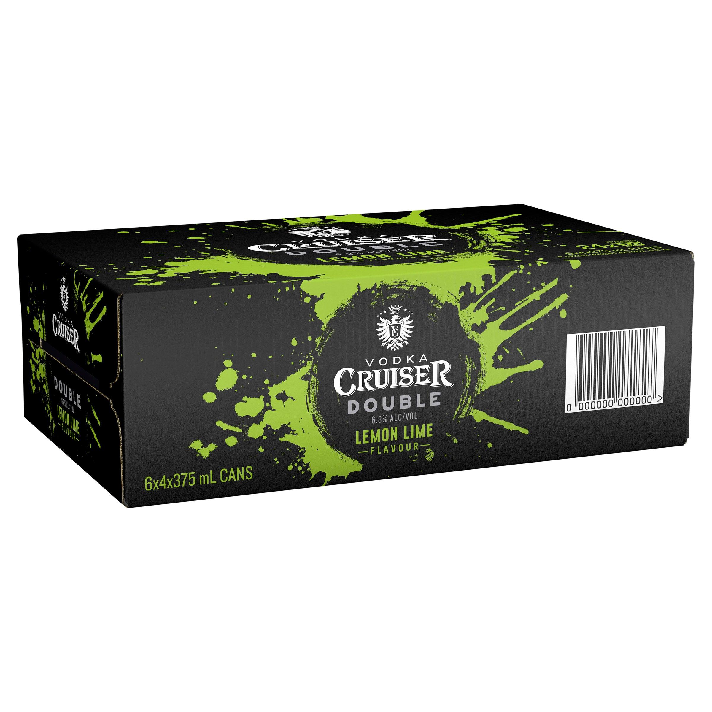 Vodka Cruiser Double Lemon Lime Can 375mL - Harry's Liquor