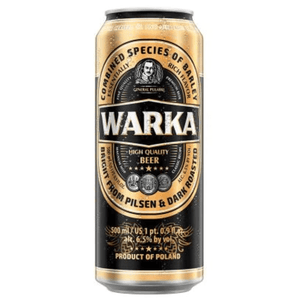 Warka Strong Polish Beer Can 500mL - Harry's Liquor
