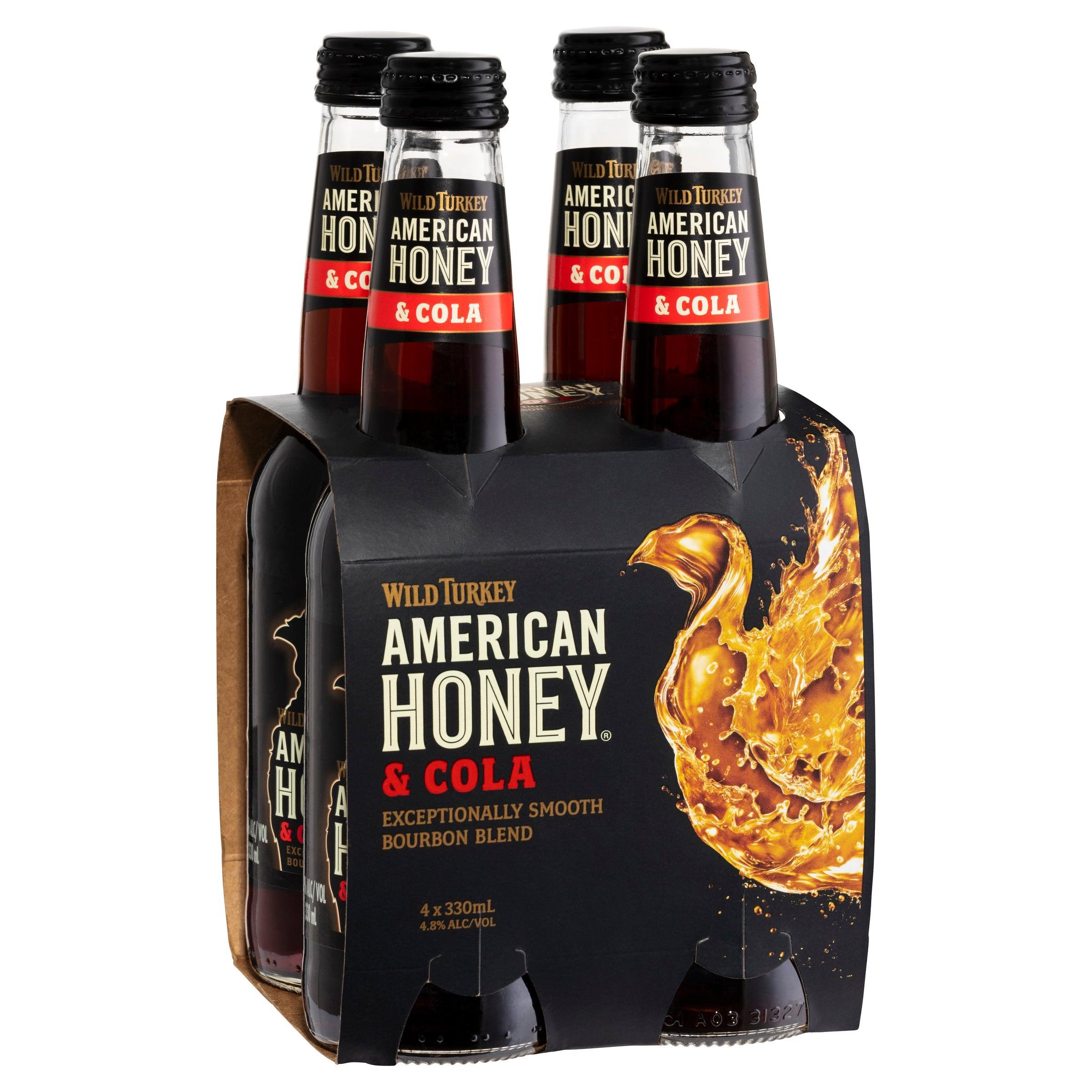 Wild Turkey American Honey & Cola Bottle 330mL - Harry's Liquor
