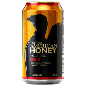 Wild Turkey American Honey & Cola Can 375mL - Harry's Liquor