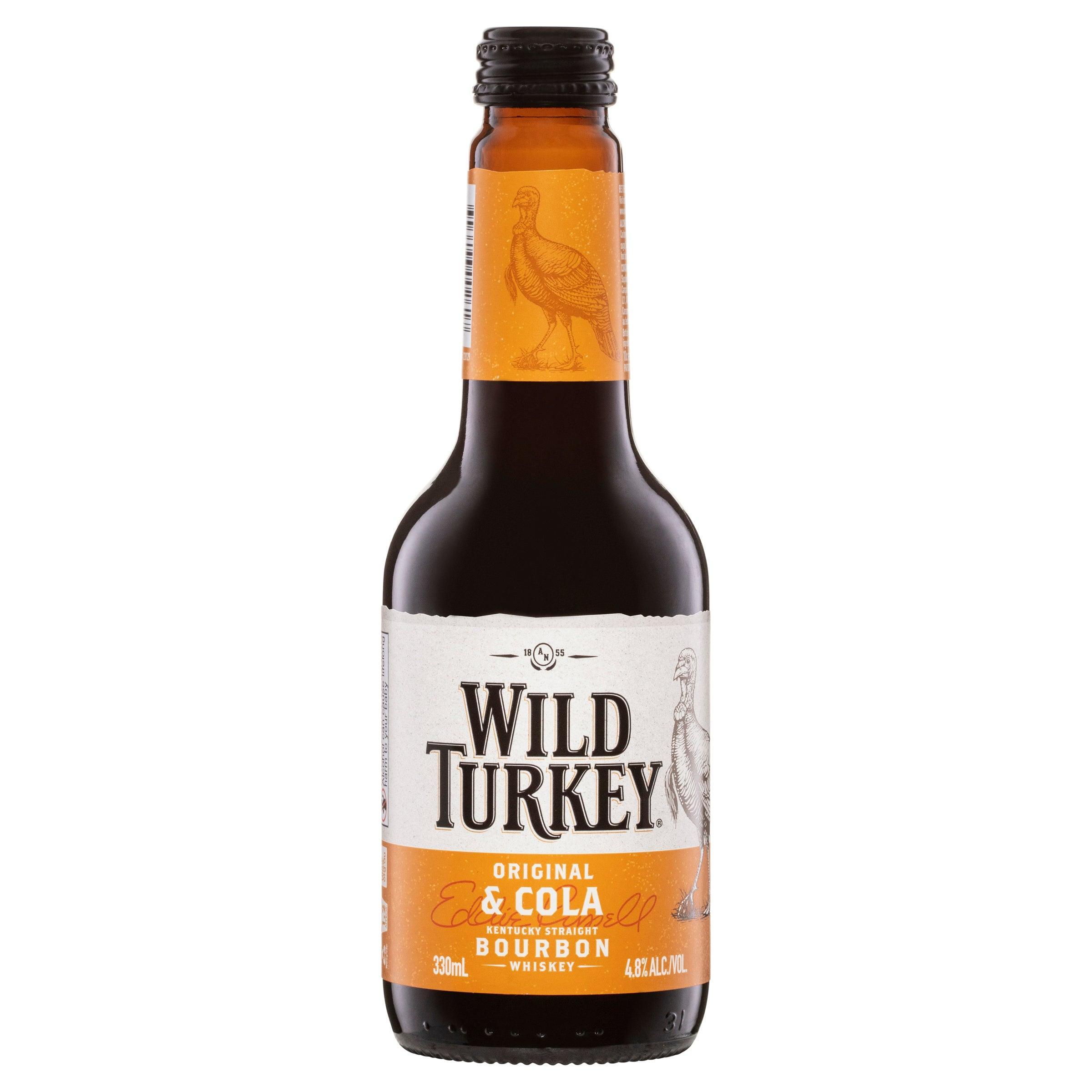 Wild Turkey Bourbon & Cola Bottle 340mL - Harry's Liquor