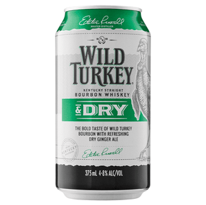 Wild Turkey Bourbon & Dry Can 375mL - Harry's Liquor