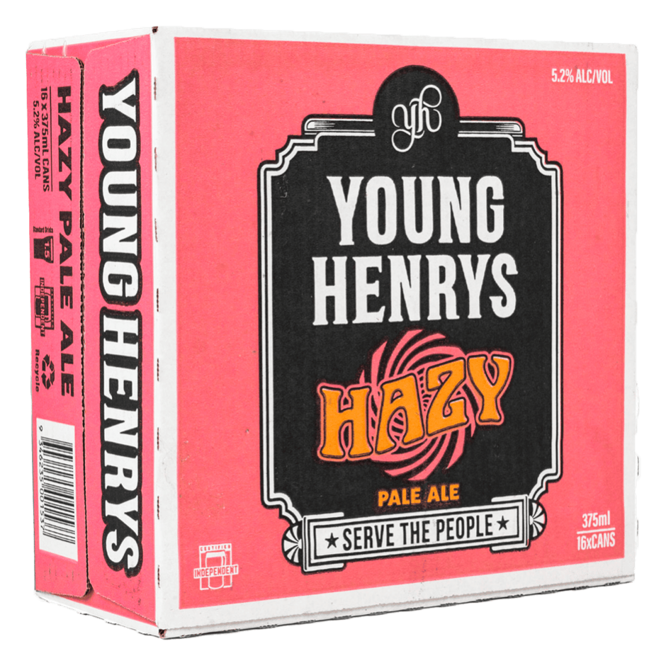 Young Henrys Hazy Pale Ale Can 375mL - Harry's Liquor